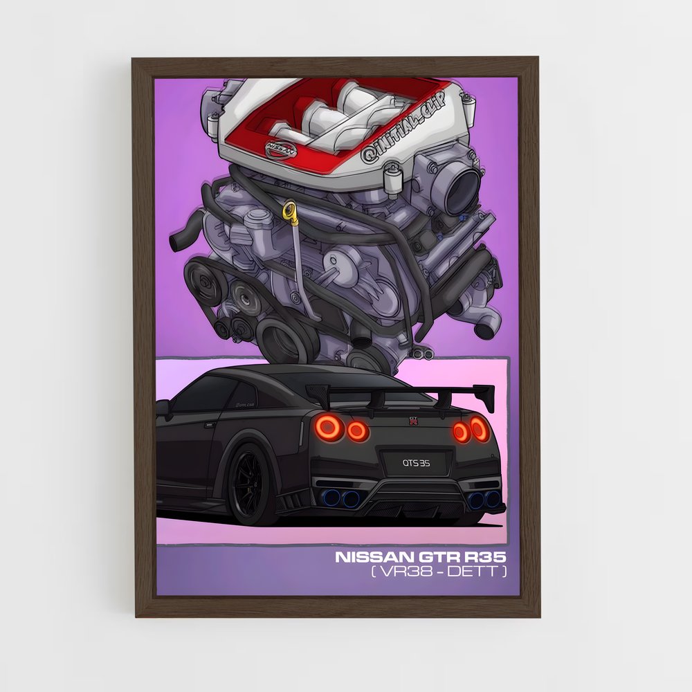 Poster GTR Nismo Racer – affiche Nissan (vue 5)